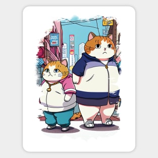 Mother and Kitten Sticker